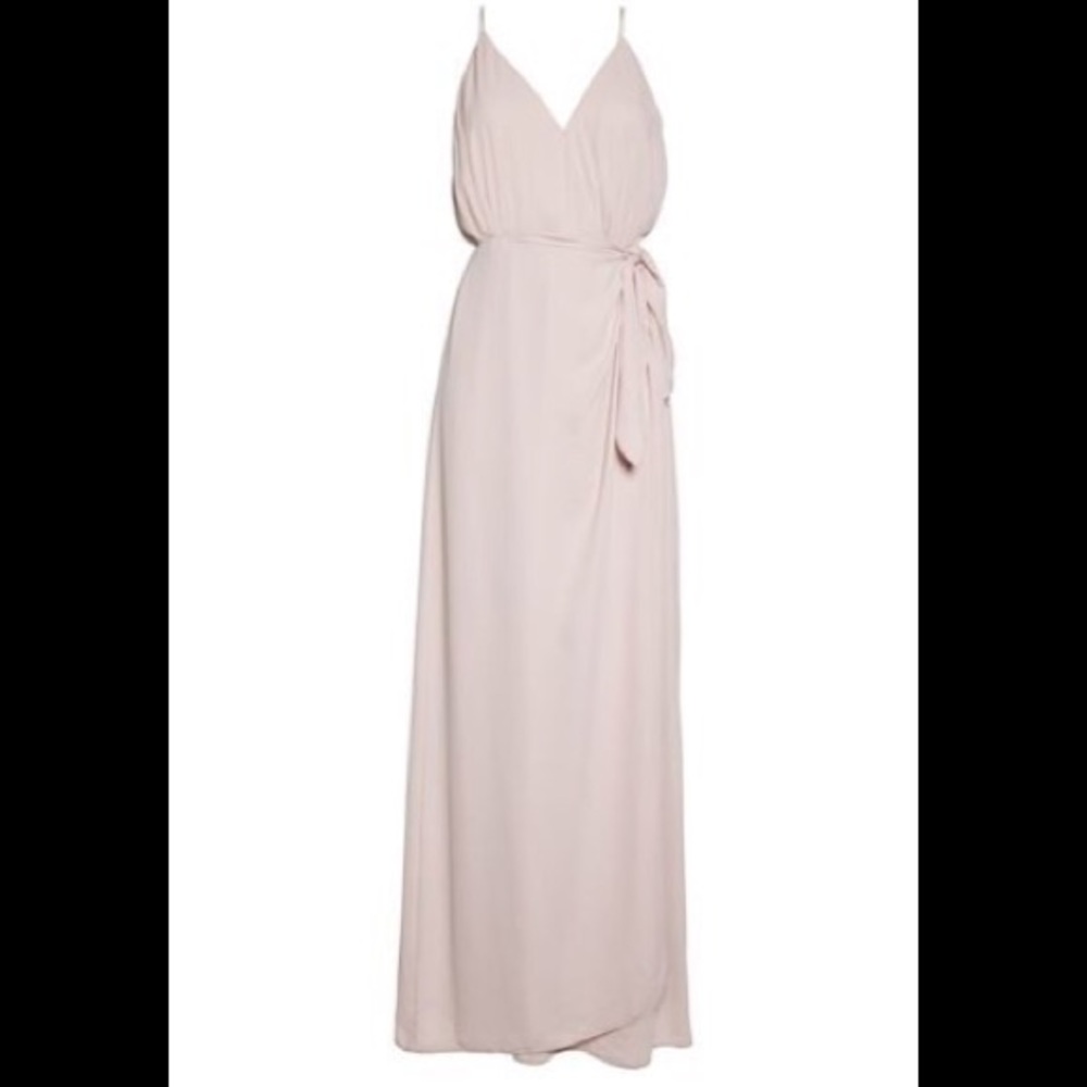 Wayf The Wynona Faux Wrap Gown